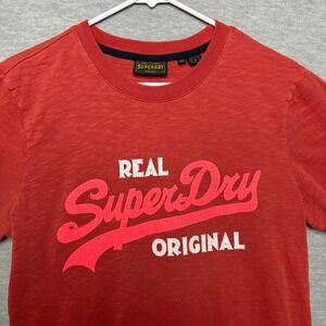 Superdry Original Graphic Tee Short Sleeve Casual Top Orange  L